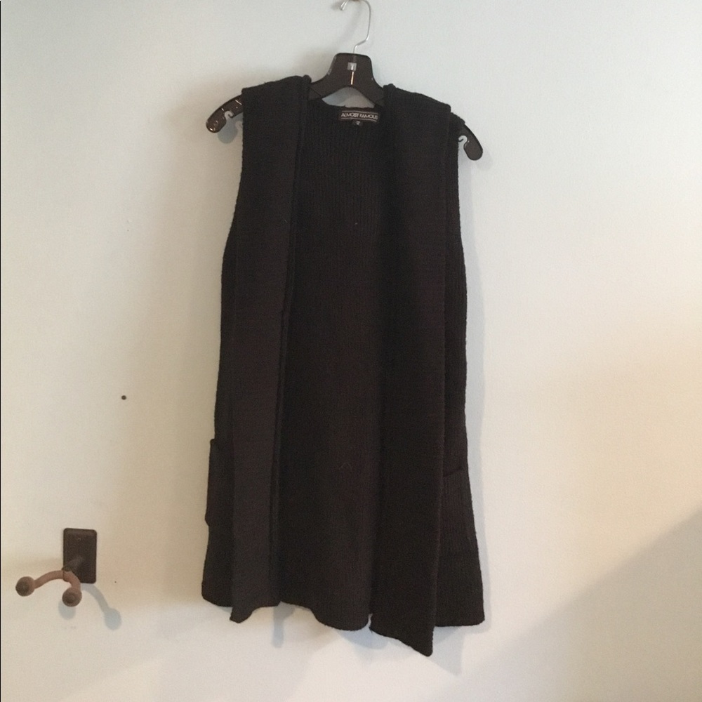 Long cardigan with pockets